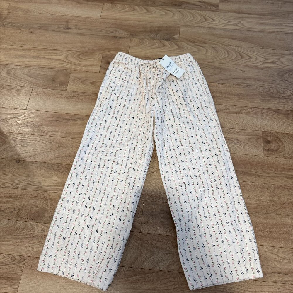 NWT Damson Madder Rafe Pant | Floral Stripe | size 10